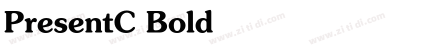 PresentC Bold字体转换
